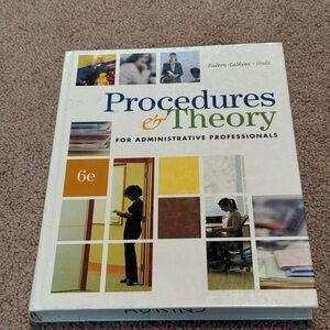 Procedures & Theory for Administrative Professionals 6e Book
